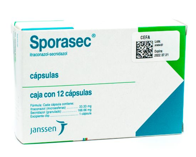 Sporasec 12 capsulas