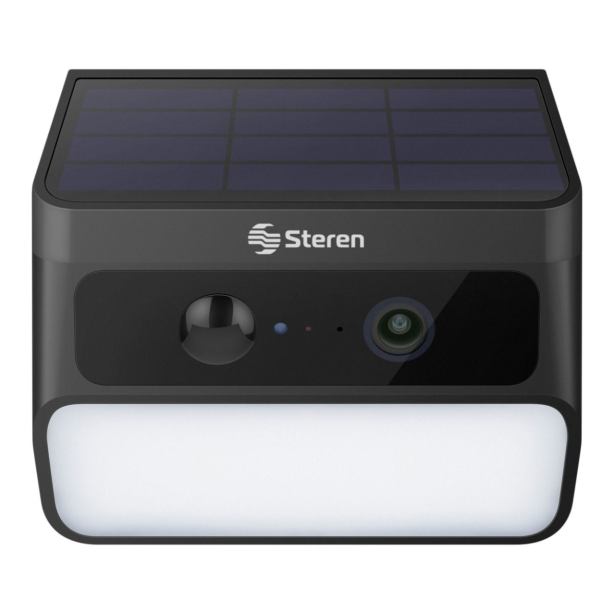Cámara de seguridad Wi-Fi 6*, 4 Mpx con panel solar, para exterior, compatible con asistentes de voz