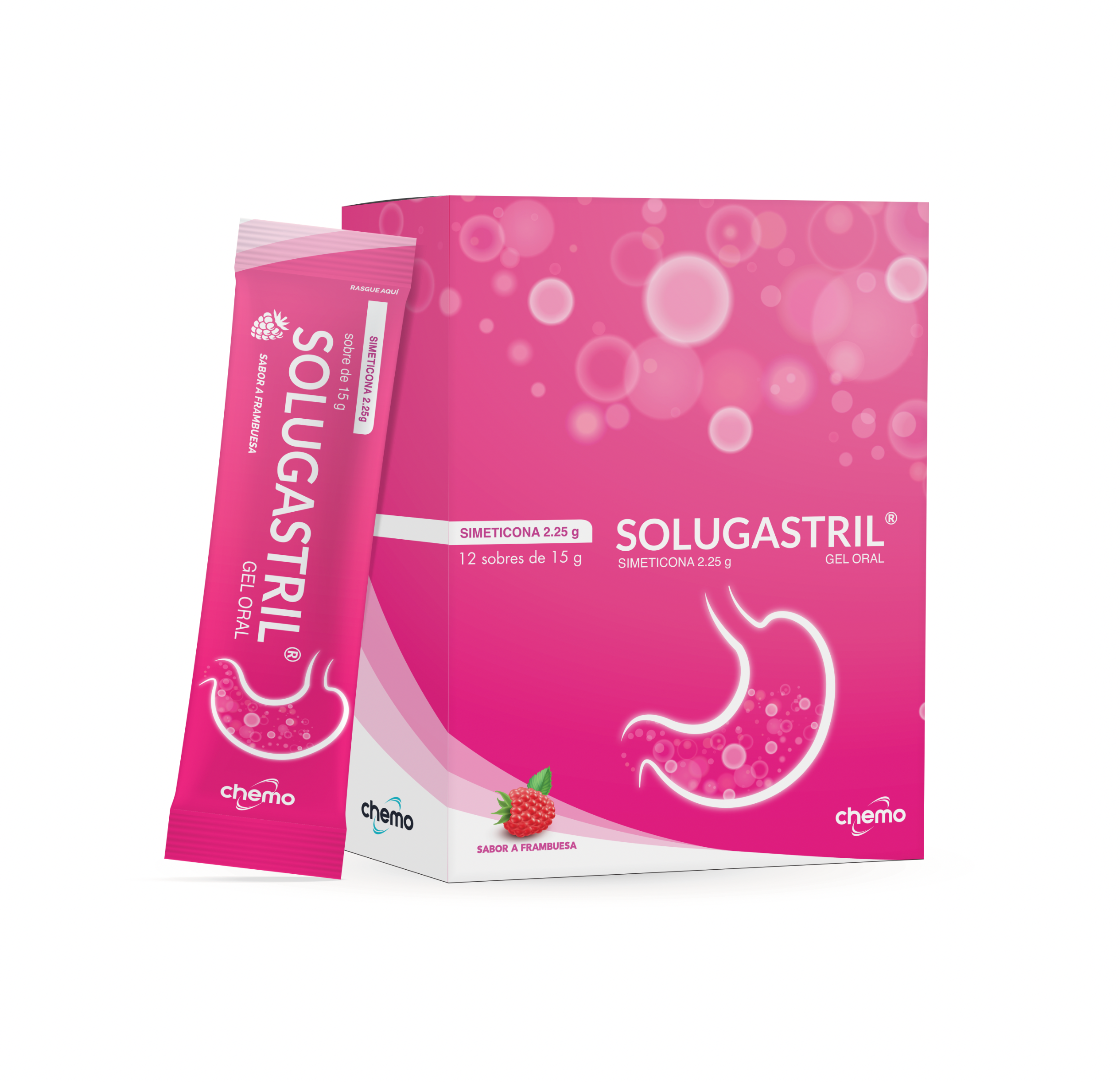 Solugastril Gel oral x12 sobres