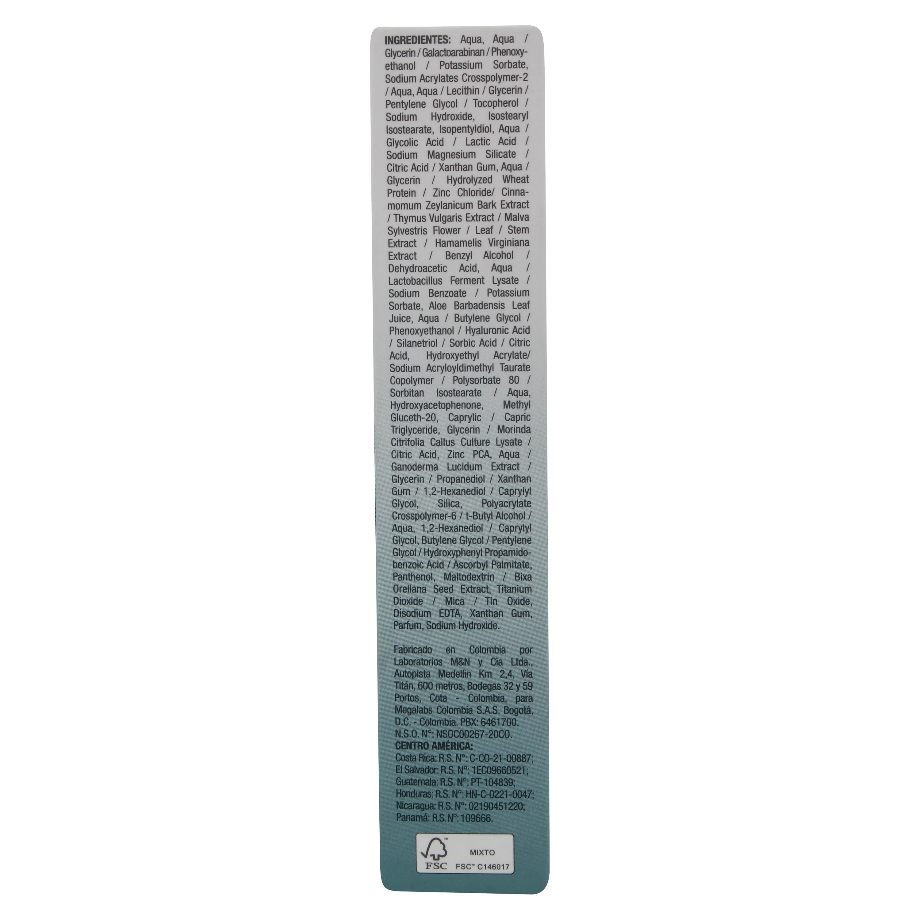 Hidratante facial Acleria en gel con efecto mate - 50 g