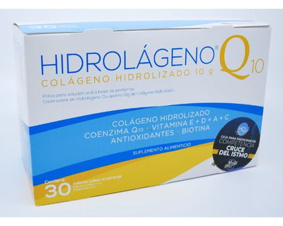 Hidrolageno Q10 sabor naranja 30 sobres de 11,4 g