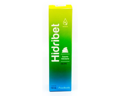 Hidribet, Espuma hidratante, 20%, 150 ml