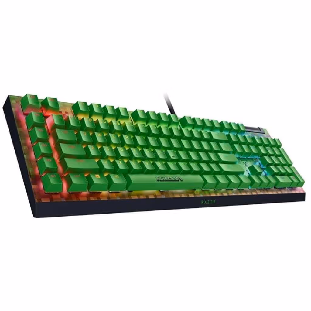 TECLADO GAMING RAZER BLACKWIDOW X V4 – MINECRAFT EDITION