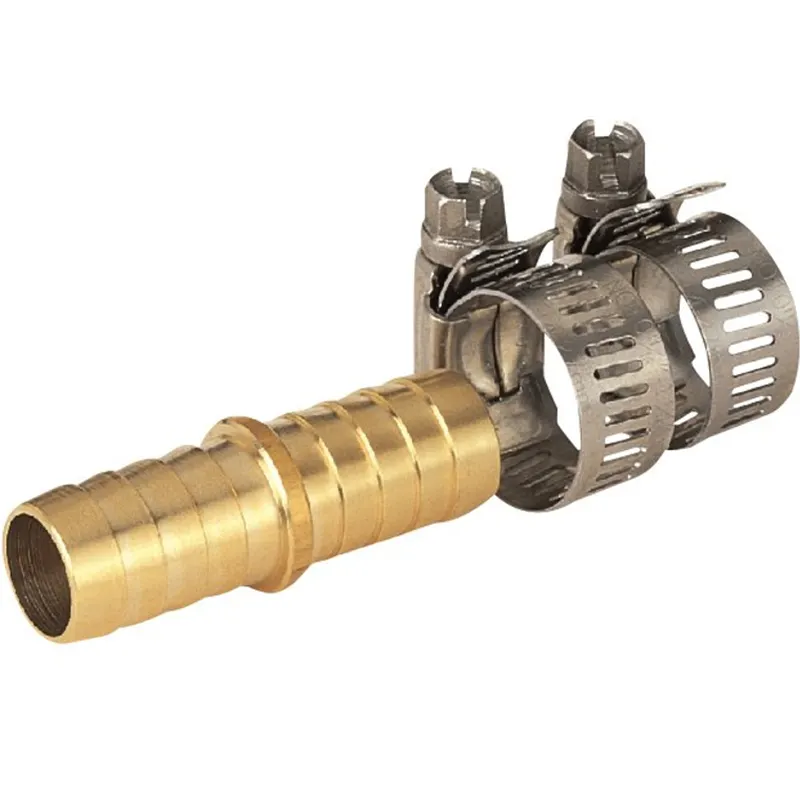 Reparador de manguera macho 5/8" bronce