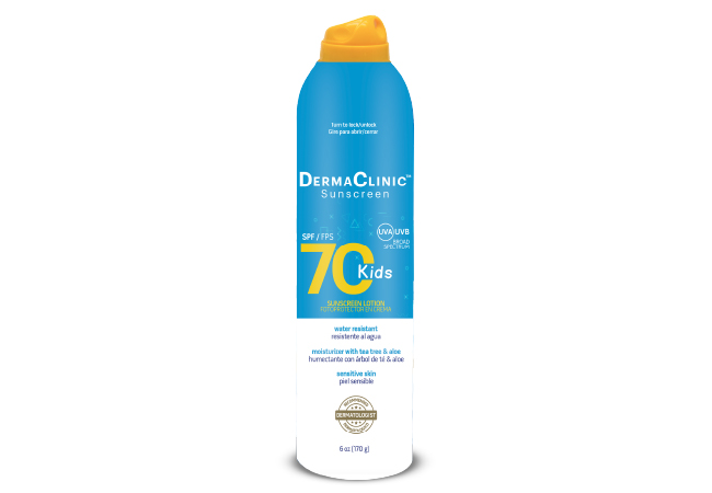 DERMACLINIC PROTECTOR SOLAR SECO SPRAY SPF-70 KIDS SOLUCION 170 GRAMOS
