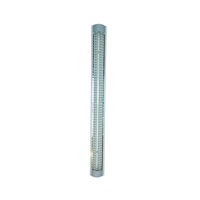 Lampara Led 2 Tubos Con Rejilla Eco Luz Dia 36W
