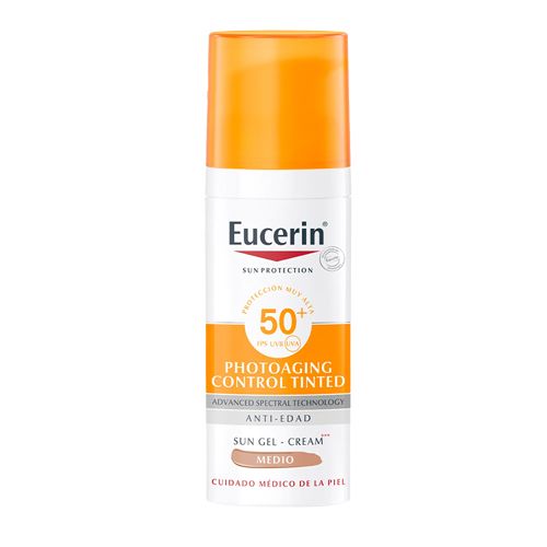 PROT.SOLAR EUCERIN ANTIEDAD TONO MEDIO FPS50 50 ML