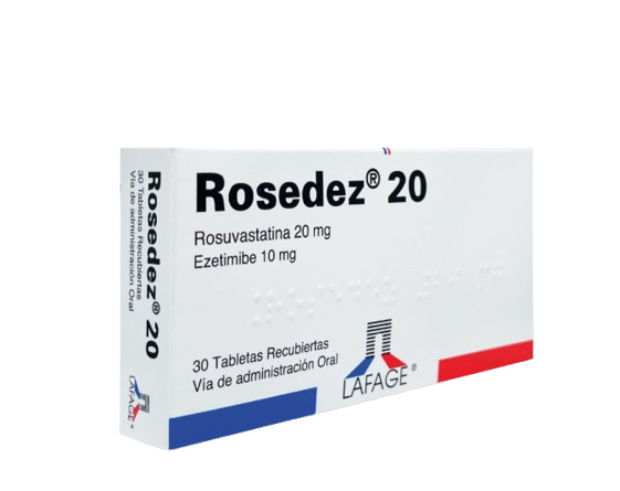 ROSEDEZ TABLETAS 20 MG / 10 MG X 30 UNIDADES