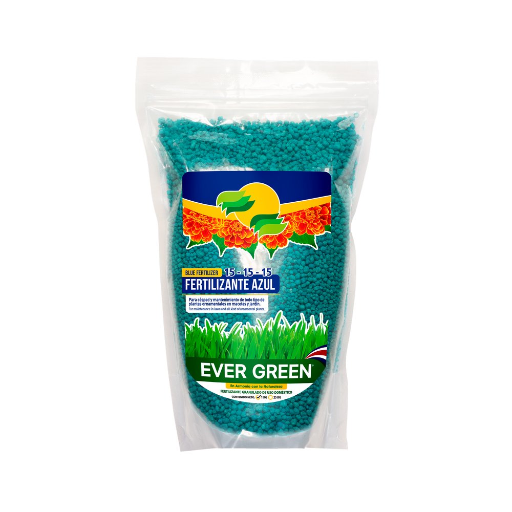 Fertilizante granulado azul 1 kg
