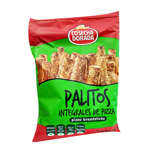 COSECHA DORADA PALITOS INTEGRALES PIZZA 100 GRS
