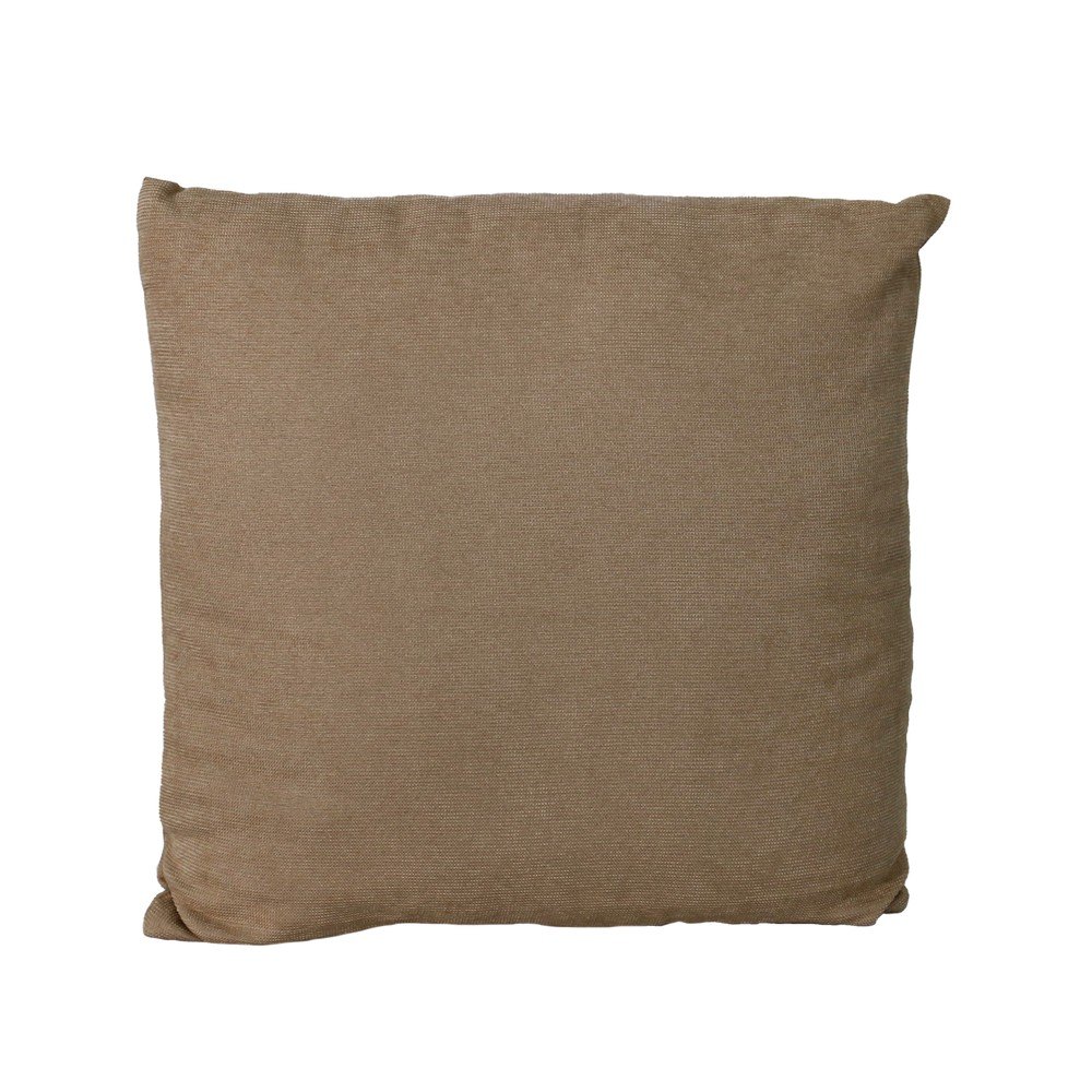 Cojin decorativo de tela chenilla 45x45 cm gris