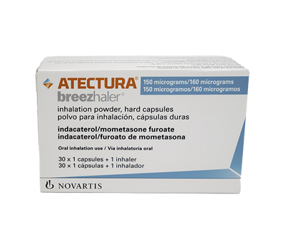ATECTURA BREEZHALER 150/160 MCG X 30