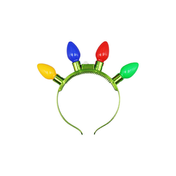 Diadema navidadeña con led 22cm