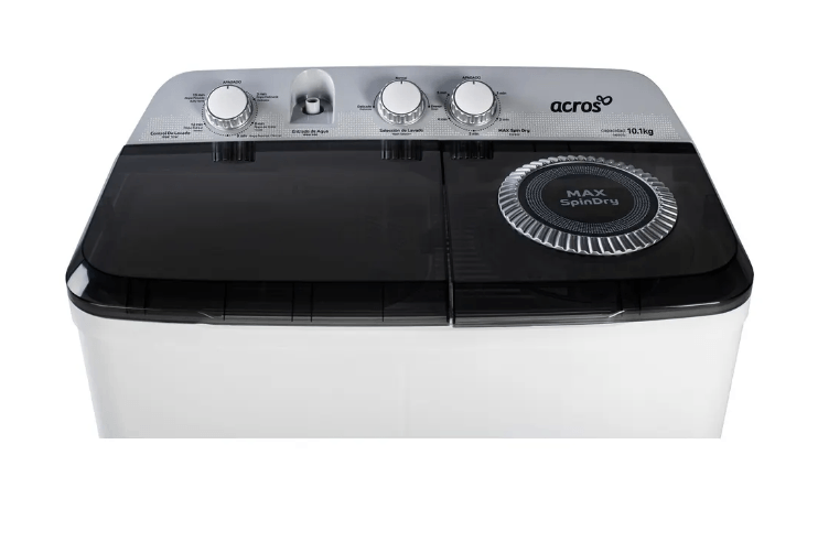 Lavadora Semi Automática acros ALD1035JE 10.1kg cinco ciclos de Lavado