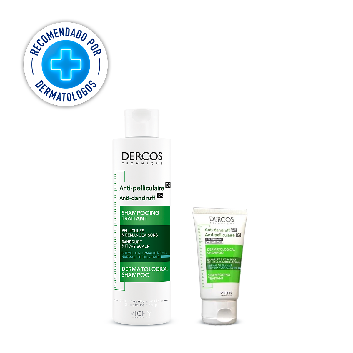 Vichy Dercos anti-caspa 200 ml + Dercos anti-caspa shampoo 50 ml