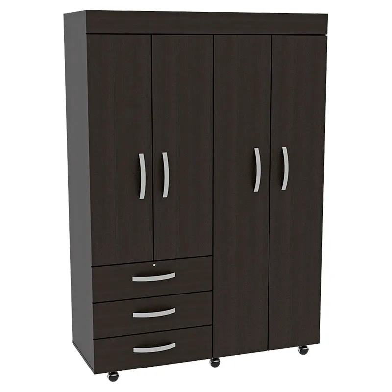 Armario Denver con ruedas y cerradura 172,8 x 119,2 x 47,3 cm
