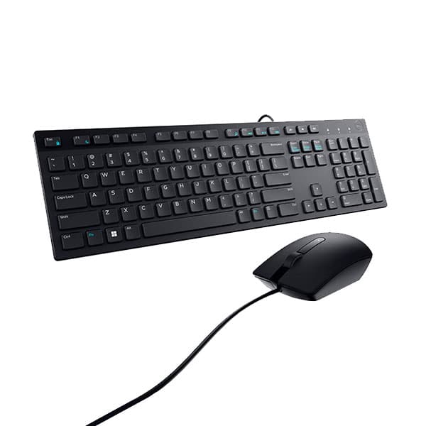 Dell Combo teclado + mouse alámbrico negro