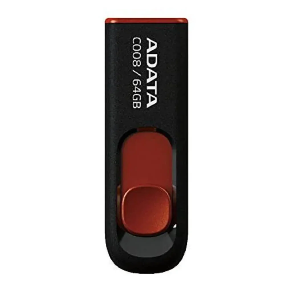 MEMORIA USB 64GB ADATA AC008 USB-A 2.0 AC008-64G-RWE BLANCO / AZUL