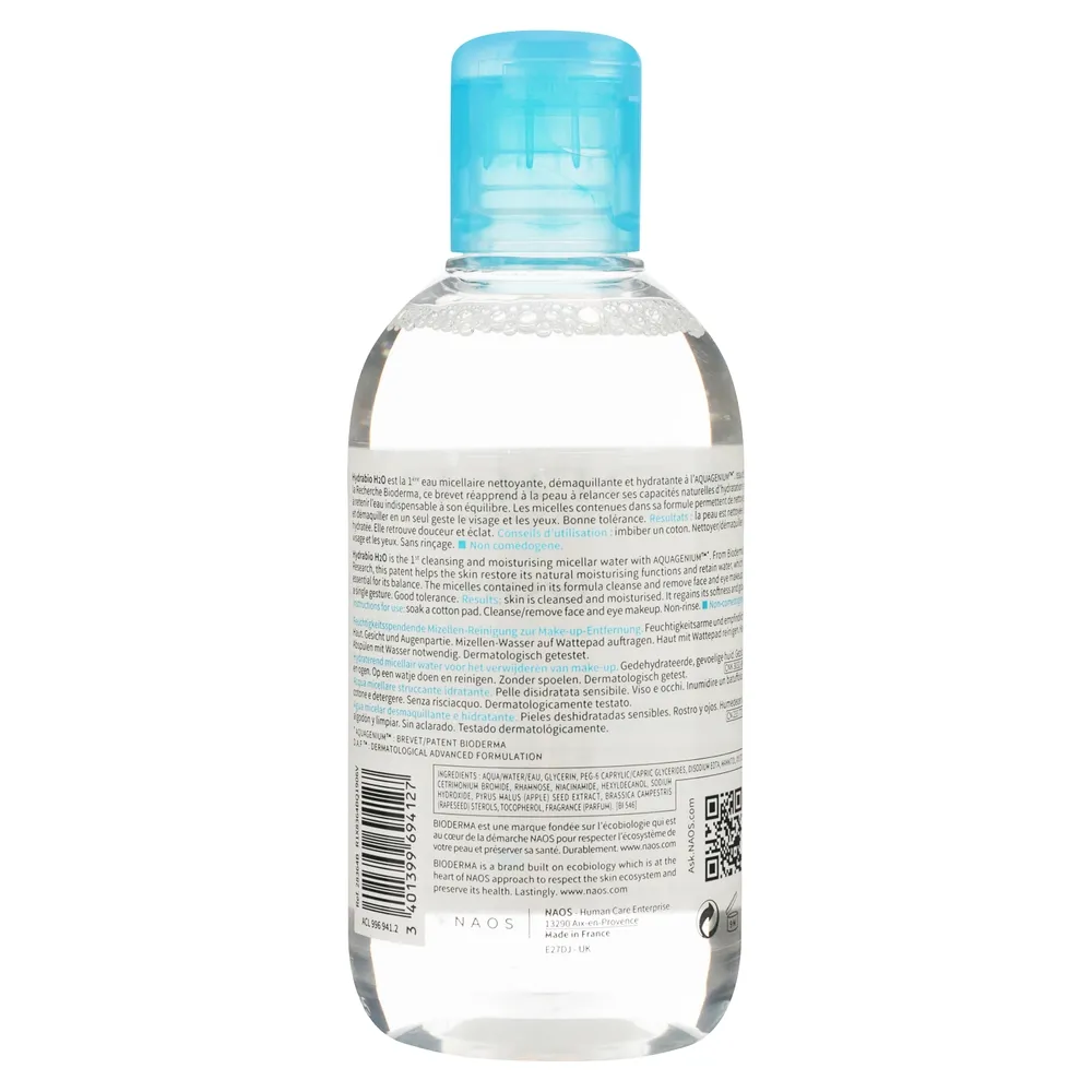 Agua micelar Bioderma hidratante dermatologically tested - 250 ml