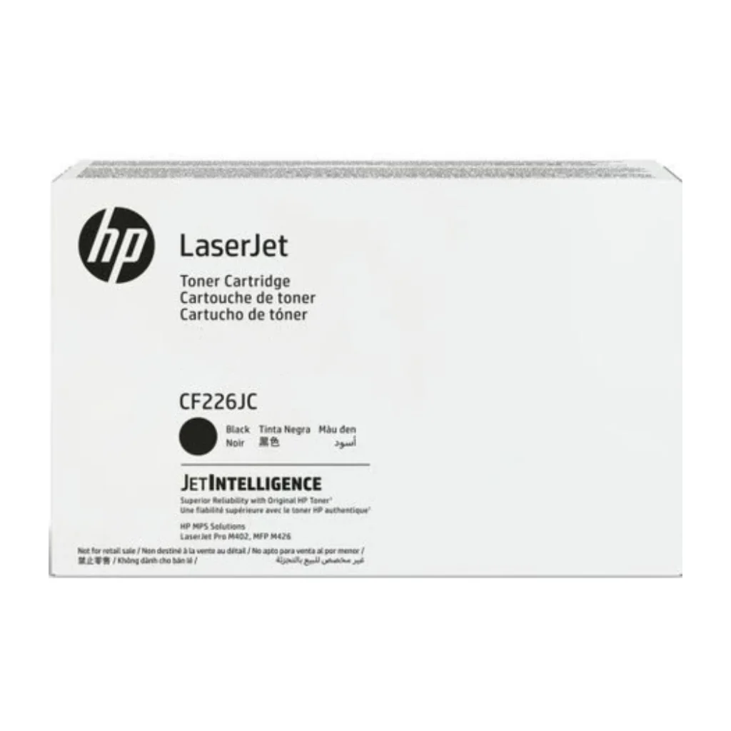 HP Tóner de Tinta Original Negro, CF226JC