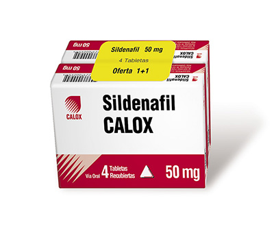 CALOX SILDENAFIL TABLETAS 50 MG
