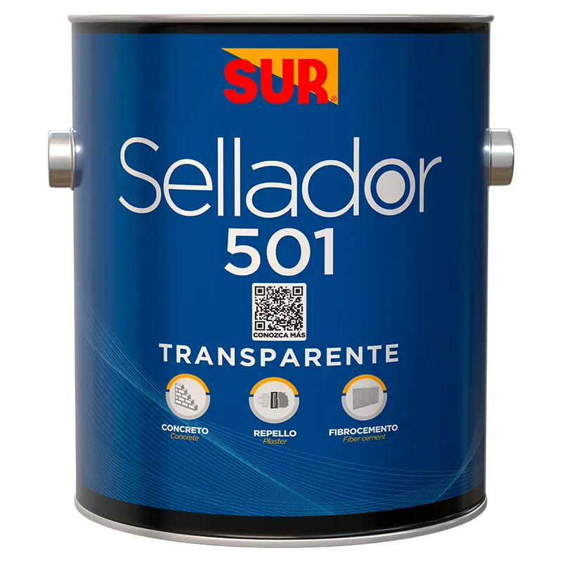 Sellador 501 transparente 1 gal SUR