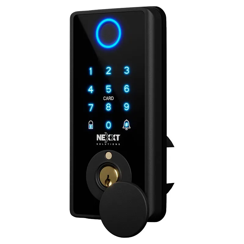 Cerradura inteligente Wi-Fi negra Nexxt
