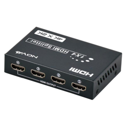Splitter HDMI Nova FAA38214001C, 4 Puertos, 4K, 30Hz, Color Neg