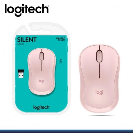 MOUSE LOGITECH INALAMBRICO M220 ROSE