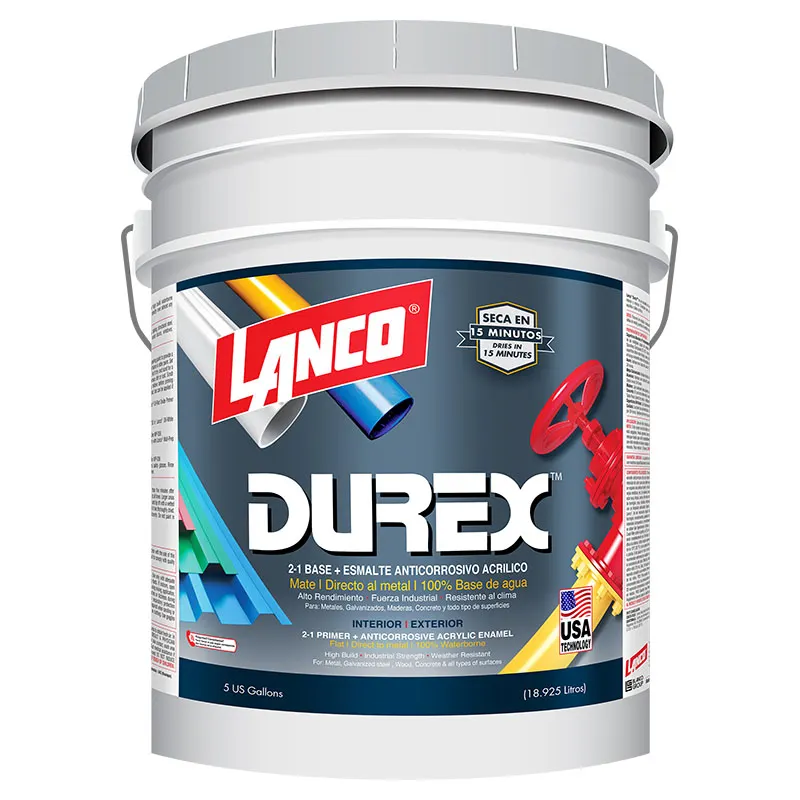 Anticorrosivo Durex verde mate 5 gal Lanco