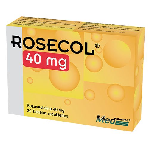 ROSECOL 40 MG X 30 TABS