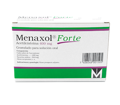 MENAXOL FORTE 600 MG SOBRES