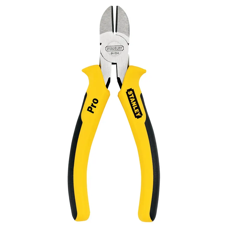 Alicate corte diagonal 6" mango plástico Stanley
