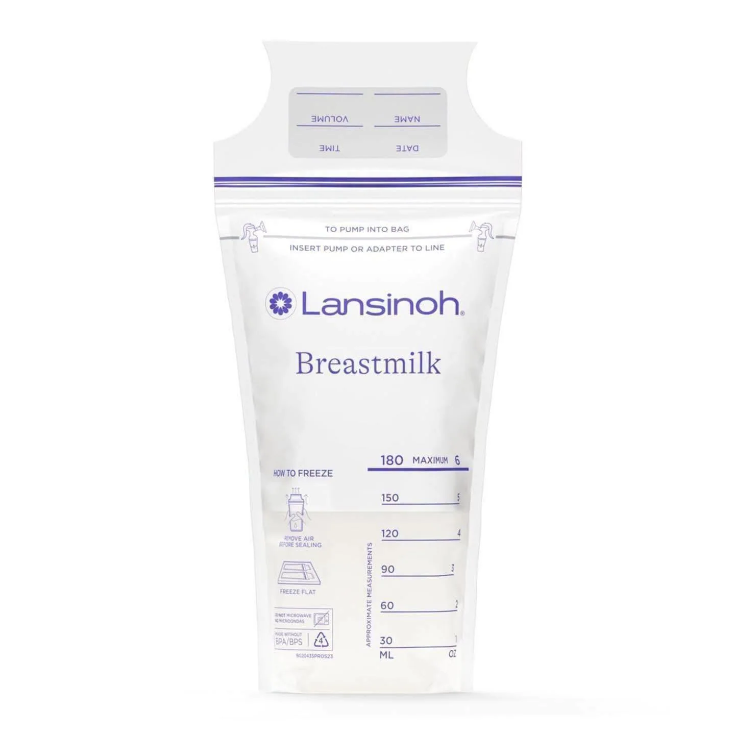 Bolsas Lansinoh para almacenar leche materna