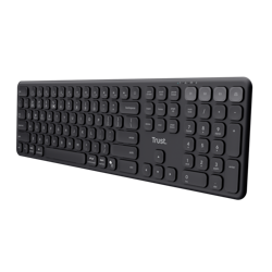 Teclado Inalámbrico Multidispositivo Trust Vaiya 25635, Bluetoo