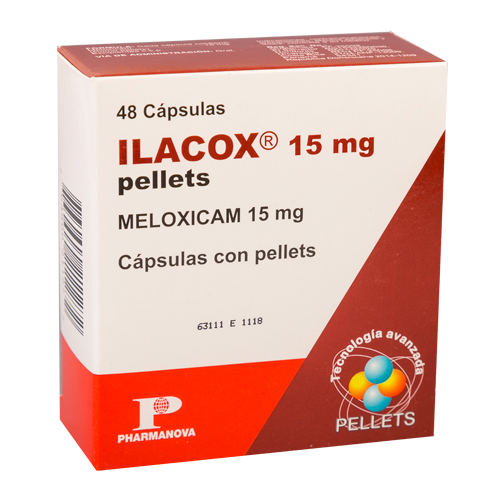ILACOX CAPSULAS 15 MG