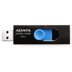 Memoria Usb Adata Uv320 64Gb | Usb 3.1 Gen 1 | Negro/Azul | Lec