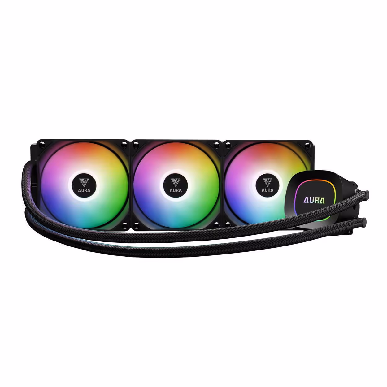 ENFRIAMIENTO LIQUIDO GAMDIAS AURA GL360 LITE ARGB – NEGRO