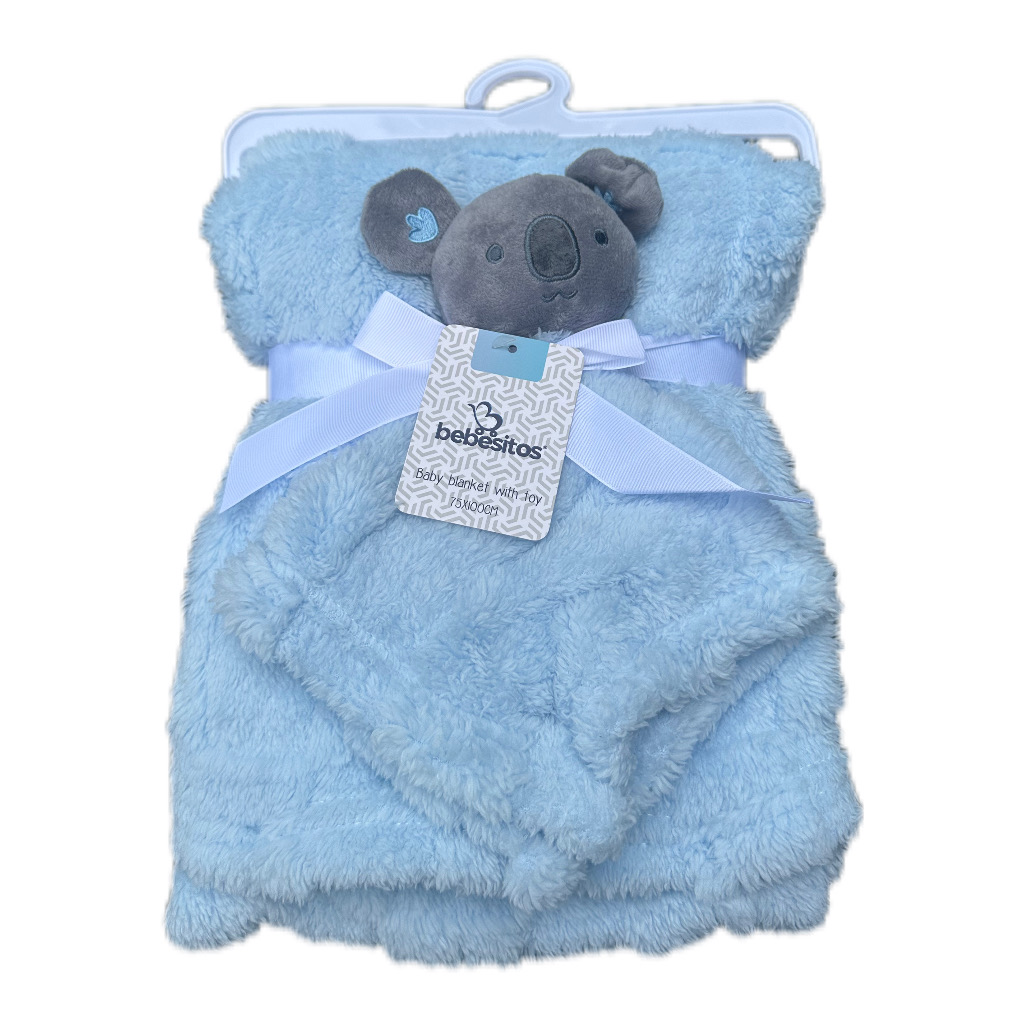 Set de cobija para bebé y manta de apego de animales