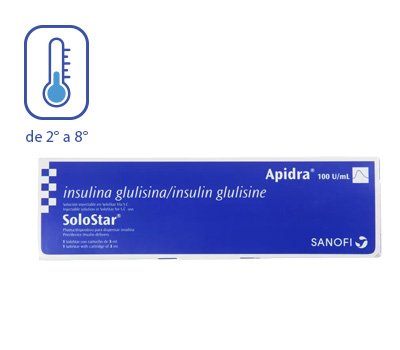 APIDRA SOLOSTAR INYECTABLE 100U ML 3 ML