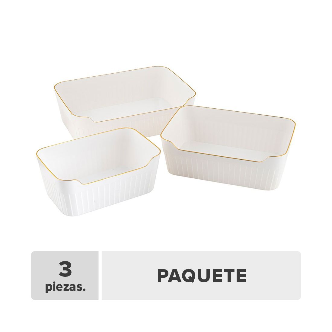 Caja organizadora pet 3pcs