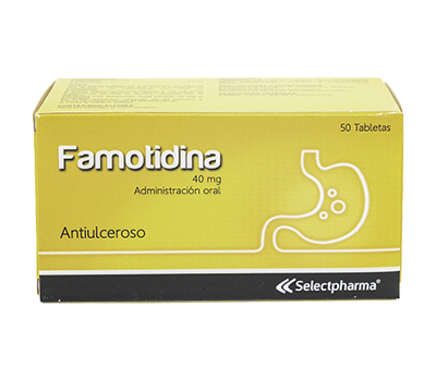 FAMOTIDINA TABLETAS 40MG X 50
