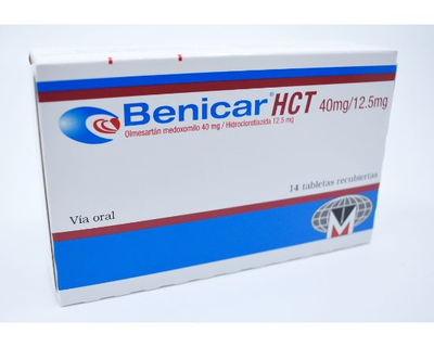 Benicar Hct Menarini 40/12.5 Mg X 14 Tabletas