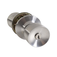 Cerradura Pomo Con Llave Satin Bolton Yale