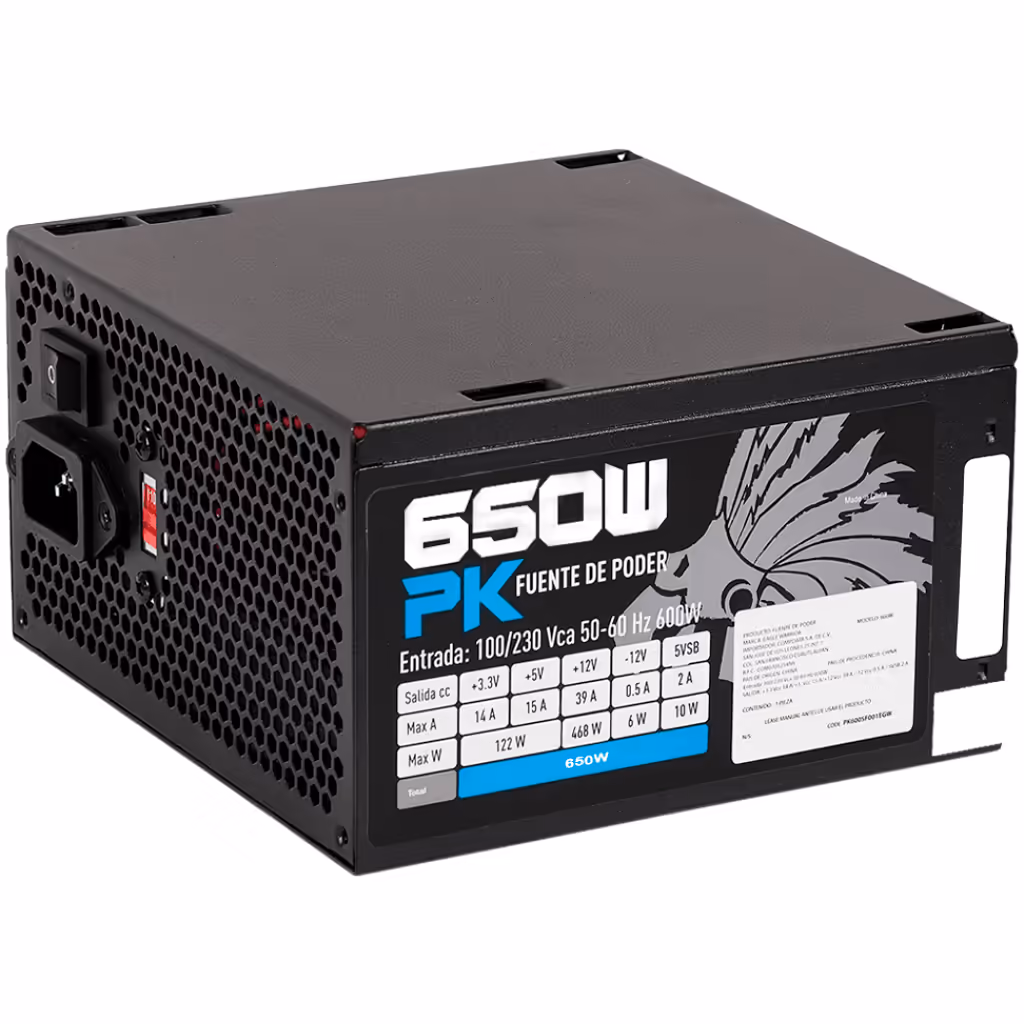 FUENTE DE PODER EAGLE WARRIOR 850W BRONCE PK850E5B001C