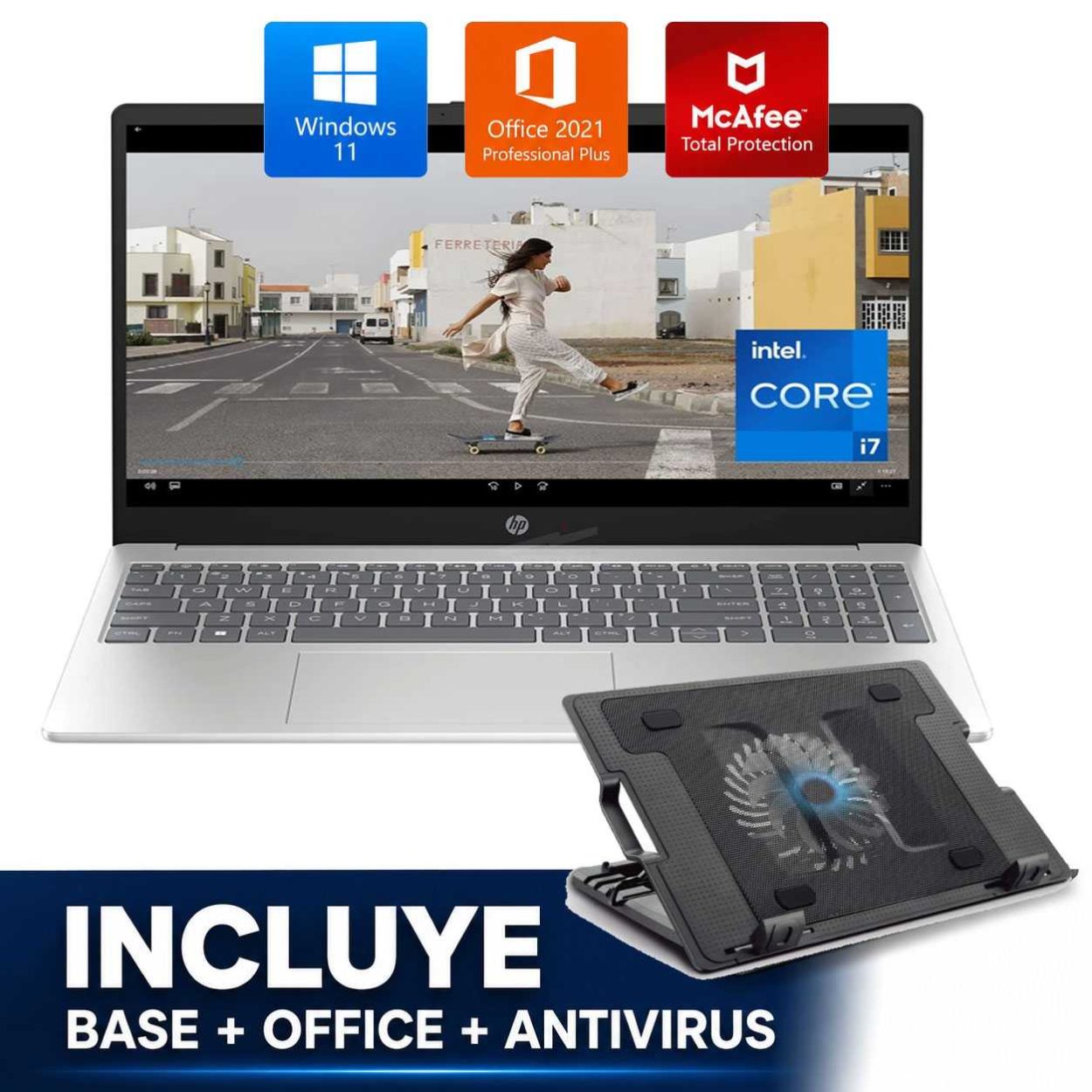 COMBO LAPTOP HP 15-FD0099NR Ci7-1355U – 16GB – 512GB-SSD – 15.6″ – W11