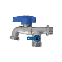 Llave Chorro Dual Para Lavadora 1/2"X3/4" Coflex
