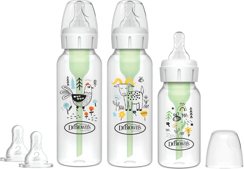 Set de inicio con chupones Options+ Angostos 8 y 4 oz DrBrowns