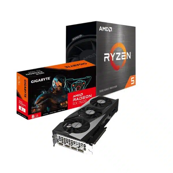 Procesador AMD Ryzen 5 5500 5TA GEN 4.2 GHZ AM4 (Requiere Complemento VGA Gigabyte RX 7600)