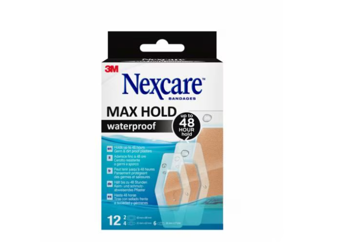 NEXCARE MAX DURACION WATERPROOF X12